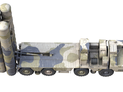 S-300 missile system Modèle 3D