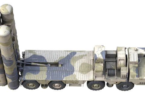 S-300 missile system 3D Model