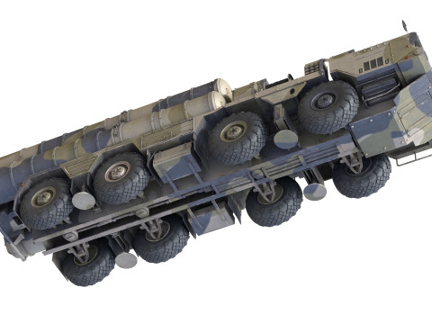 S-300 missile system Modèle 3D