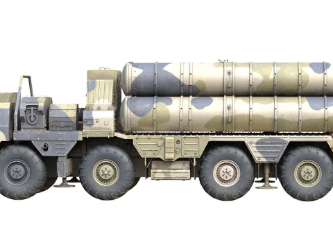 S-300 missile system 3D Model