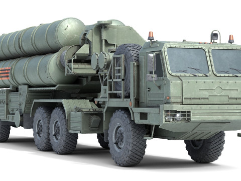 S-400 Triumf Air Defense System 3D Model