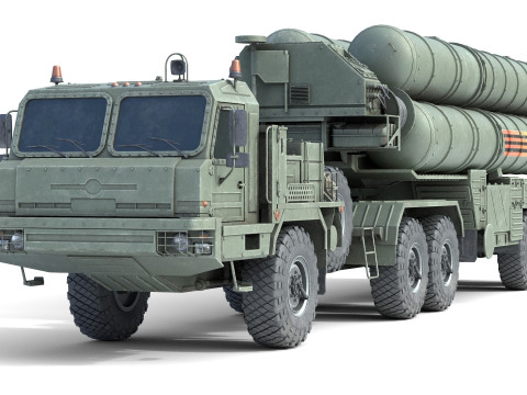 S-400 Triumf Air Defense System Modelo 3D