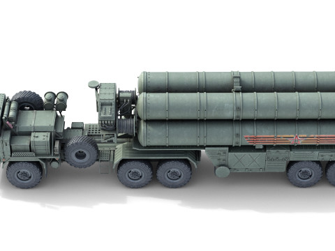 S-400 Triumf Air Defense System Modelo 3D