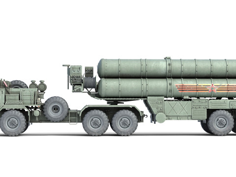 S-400 Triumf Air Defense System Modelo 3D
