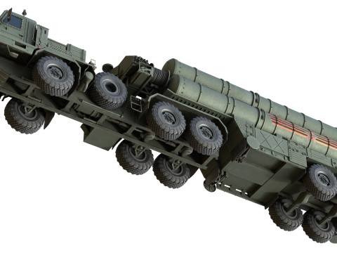 S-400 Triumf Air Defense System Modelo 3D