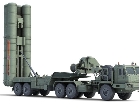 S-400 Triumf Air Defense System Modelo 3D