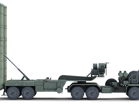 S-400 Triumf Air Defense System Modelo 3D