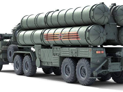 S-400 Triumf Air Defense System Modelo 3D
