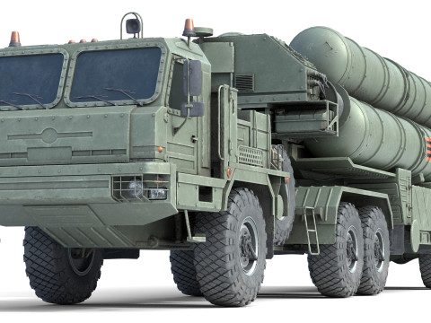 S-400 Triumf Air Defense System Modelo 3D