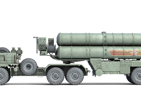 S-400 Triumf Air Defense System Modelo 3D