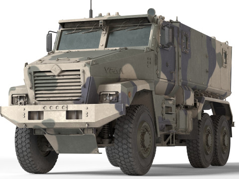 Ural Typhoon 63095 Camo 3D Model