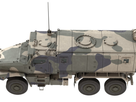 Ural Typhoon 63095 Camo 3D Model
