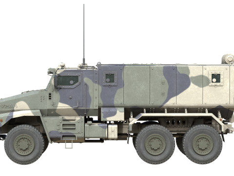 Ural Typhoon 63095 Camo 3D Model