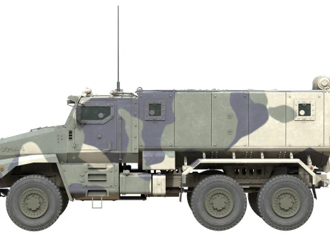 Ural Typhoon 63095 Camo 3D Model