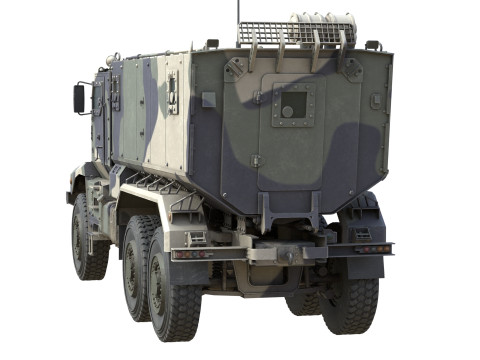 Ural Typhoon 63095 Camo 3D Model