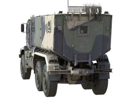 Ural Typhoon 63095 Camo 3D Model