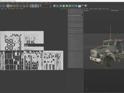 Ural Typhoon 63095 Camo 3D Model