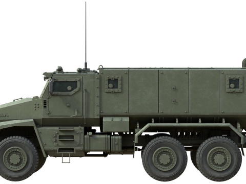 Ural Typhoon 63095 MRAP 3Dモデル