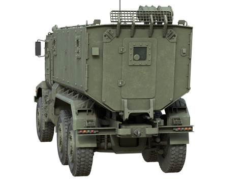 Ural Typhoon 63095 MRAP 3Dモデル