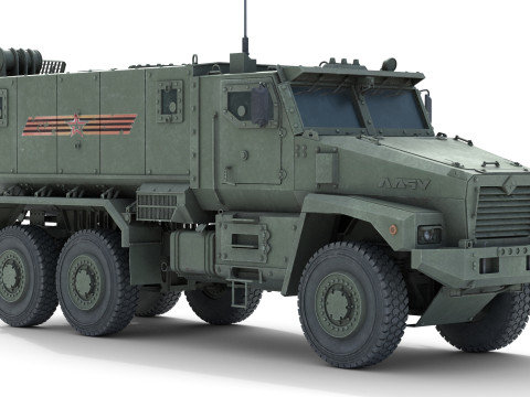 Ural Typhoon 63095 MRAP 3Dモデル
