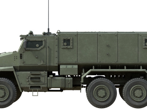 Ural Typhoon 63095 MRAP 3Dモデル