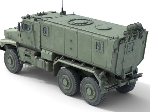 10 Military Vehicles Collection V8 3D Model