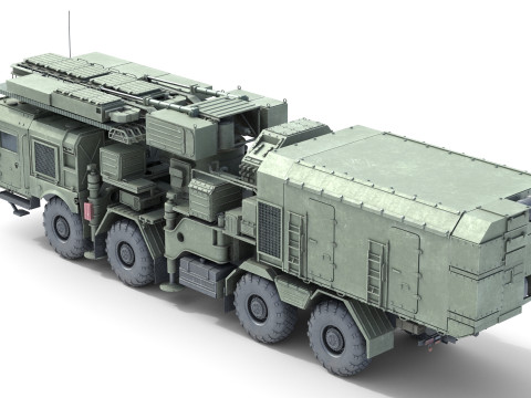 10 Military Vehicles Collection V8 Model 3D