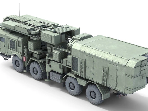10 Military Vehicles Collection V8 3D Model