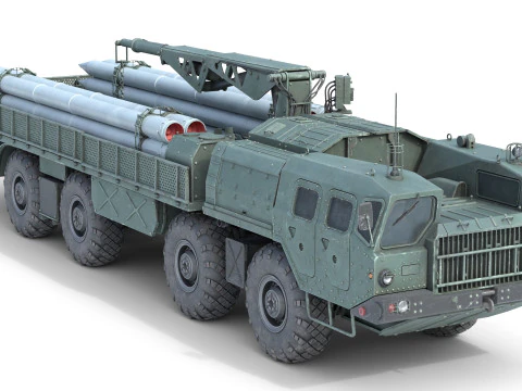 10 Military Vehicles Collection V8 3D Model