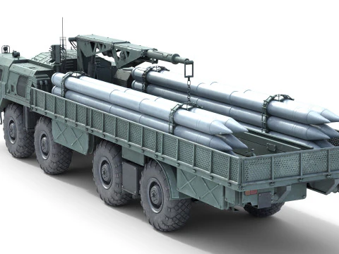 10 Military Vehicles Collection V8 3D Model