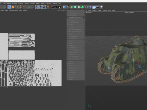 Fiat 2000 italian heavy tank Modelo 3D