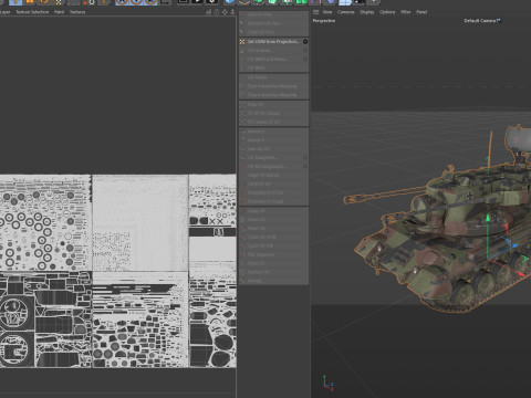 Flakpanzer Gepard 1A2 Anti Aircraft 3D Model