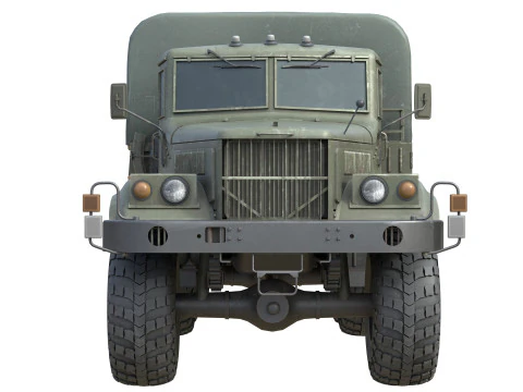 Kraz 255 Ukrainian Truck 3D Model