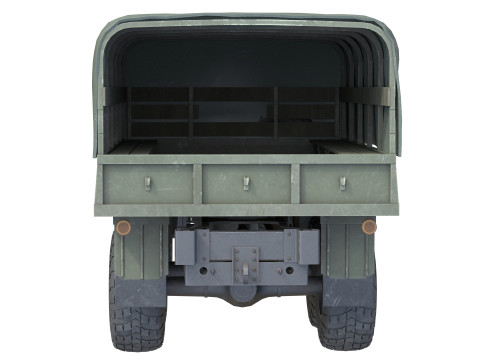 Kraz 255 Ukrainian Truck Modelo 3D