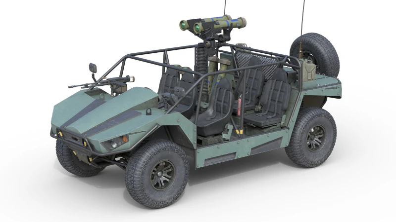 LSV MK II v101 Undrivile Modello 3D .c4d .max .obj .3ds .fbx .stl .blend