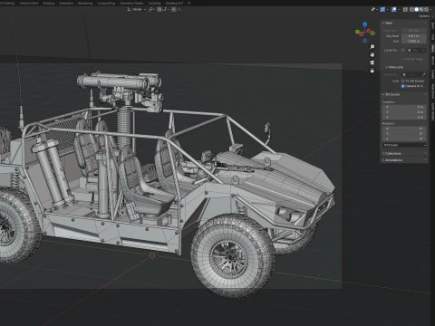 LSV MK II v101 Undrivile Modello 3D