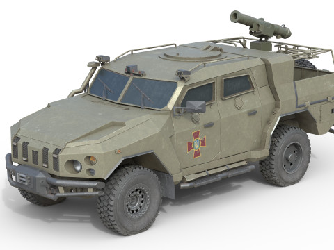 Novator Light Armored Vehicle 3D 모델