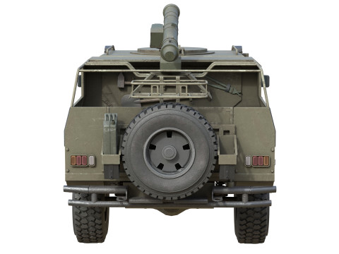 Novator Light Armored Vehicle 3D Model