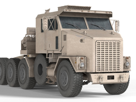 Oshkosh M1070 Army Tank Transporter Model 3D
