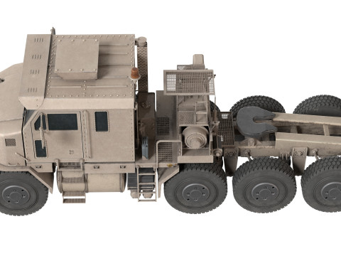 Oshkosh M1070 Army Tank Transporter Model 3D