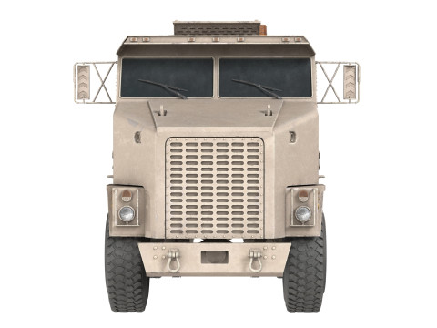 Oshkosh M1070 Army Tank Transporter Model 3D