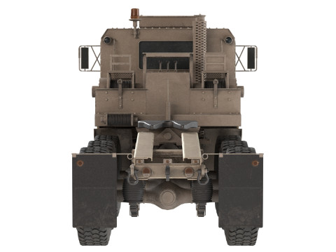 Oshkosh M1070 Army Tank Transporter Model 3D