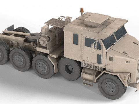 Oshkosh M1070 Army Tank Transporter Model 3D