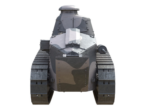 Renault FT17 Light Tank Modelo 3D