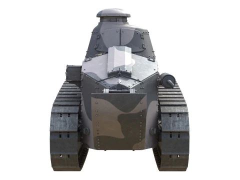 Renault FT17 Light Tank 3D Model