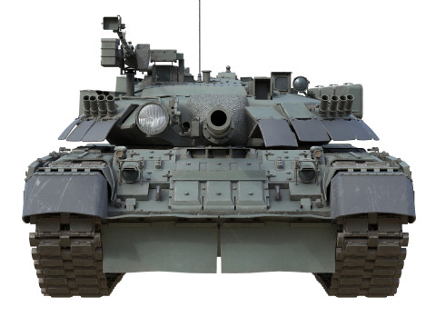 T 80U Main Battle Tank Modelo 3D