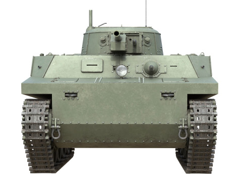 Type 2 Ka Mi Tank 3D 模型
