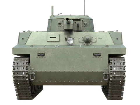 Carro armato Ka Mi di tipo 2 Modello 3D