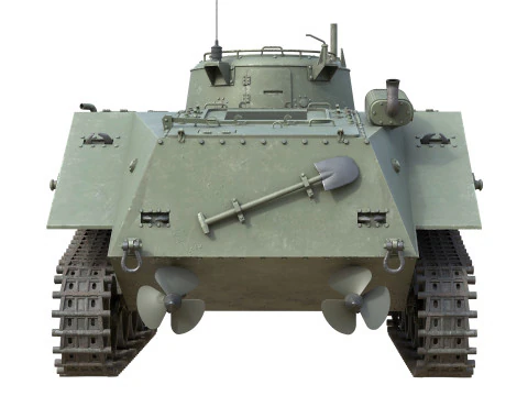 Carro armato Ka Mi di tipo 2 Modello 3D