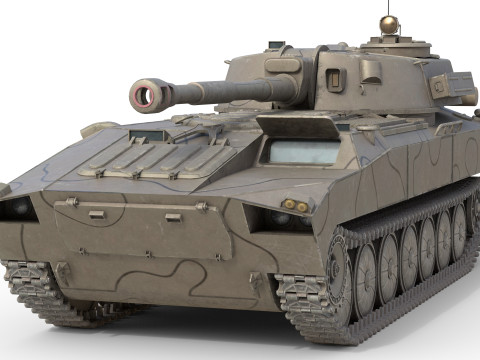 2S1 Gvozdika Soviet Howitzer Model 3D